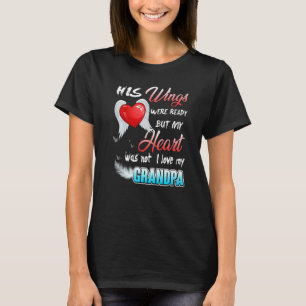 T-shirt Ses Ailes Étaient Prêts Mais Mon Coeur N'Était Pas