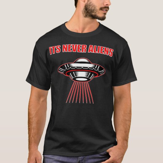 T-shirt Ses jamais Aliens (Devant)