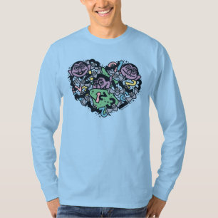 T-shirt Sésame Sésame Comte von Count Doodle Heart