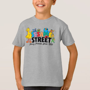 T-shirt Sesame Street   Amis fourrés depuis 1969