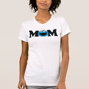 T-shirt Sesame Street Cookie Monster - Anniversaire Maman