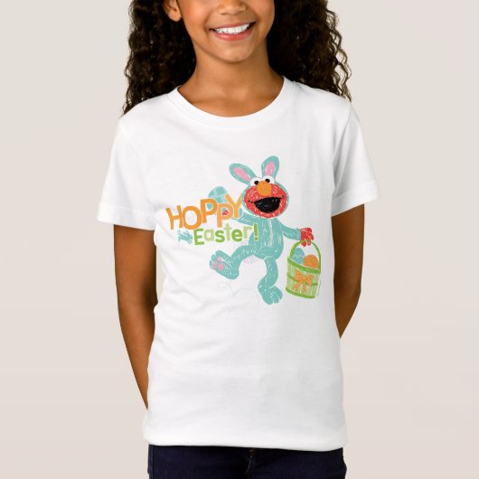 T-Shirt Sesame Street - Elmo | Joyeuses Pâques (Devant)