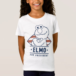 T-Shirt Sesame Street   Elmo pour Président Vintage