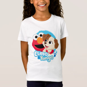T-Shirt Sesame Street   Elmo & Tango Badge