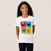 T-Shirt Sesame Street | Les Enfants Cool Originaux (Devant entier)