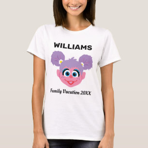 T-shirt Sesame Street   Les vacances en famille d'Abby Cad
