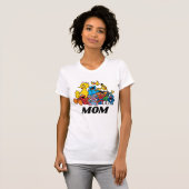 T-shirt Sesame Street Pals 1er anniversaire Maman (Devant entier)