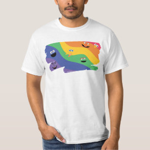 T-shirt Sesame Street Pals Rainbow