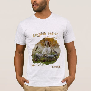 T-shirt Set anglais avec faisans, art