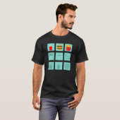 T-shirt Set repas hamburger (Devant entier)