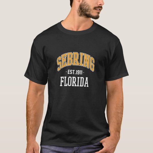 T-shirt Setake Florida Fl Map Est 1911 1 (Devant)