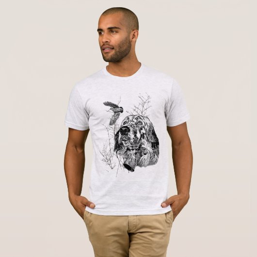 T-shirt Setter anglais (Devant entier)