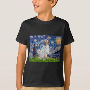 T-shirt Setter anglais 1 - Nuit étoilée