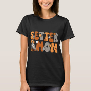 T-shirt Setter Anglais Groovy Meilleur Cadeau de Maman Set