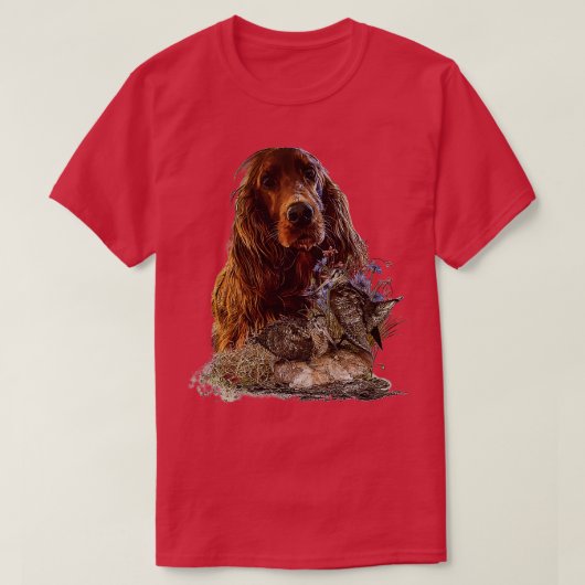 T-shirt Setter irlandais (Design devant)