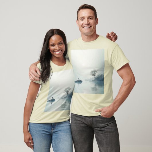 T-shirt Seul dans la conception de la fosse (Unisexe)