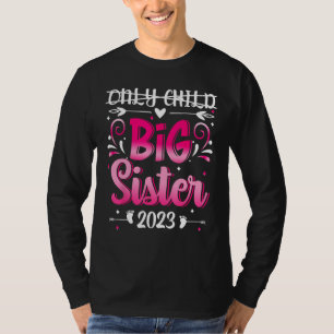 T-shirt Seul Enfant Expire 2023 Fille Promue À Big Siste