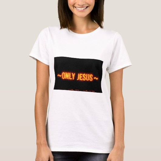 T-shirt Seul Jésus (Devant)