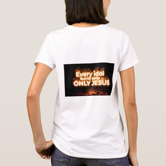 T-shirt Seul Jésus (Dos)