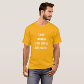T-shirt Seul Jésus peut nous donner un message chrétien d' (Devant entier)