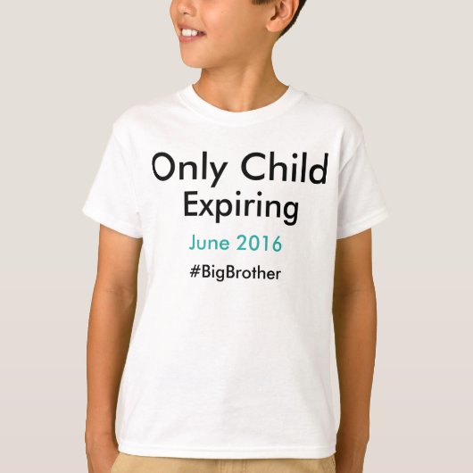 T-shirt Seul l'enfant qui expire #bigbrother (Devant)