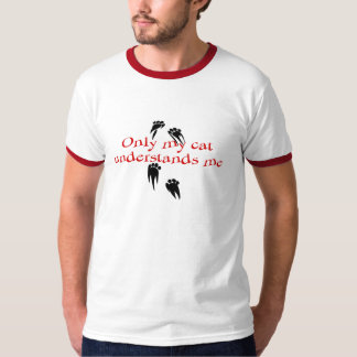 T-shirt Seulement mon chat me comprend