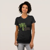 T-shirt Seulement quand le dernier arbre (Devant entier)
