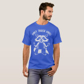 T-shirt Seules Vibes de corbeille (Mono) (Devant entier)