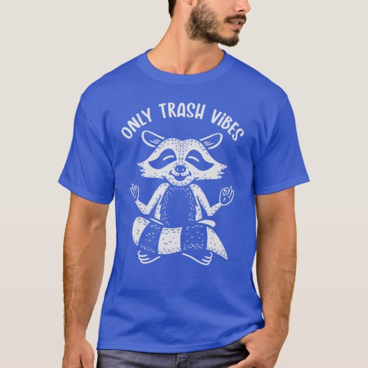 T-shirt Seules Vibes de corbeille (Mono) (Devant)