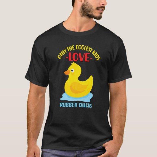 T-shirt Seuls Les Enfants Les Plus Cools Aiment Les Canard (Devant)