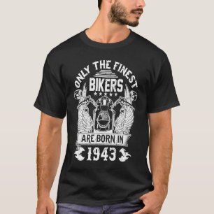 T-shirt Seuls Les Meilleurs Vélos Sont Nés En 1943 80e ann