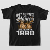 T-shirt Seuls Les Plus Beaux Chasseurs Sont Nés En 1990 Ch (Poser)