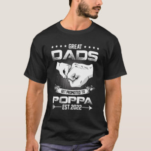 T-shirt Seuls Les Plus Grands Dads Sont Promus À Poppa