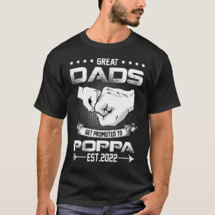 T-shirt Seuls Les Plus Grands Dads Sont Promus À Poppa