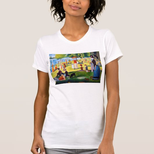 T-shirt Seurat : Un dimanche à la La grand Jatte (Devant)