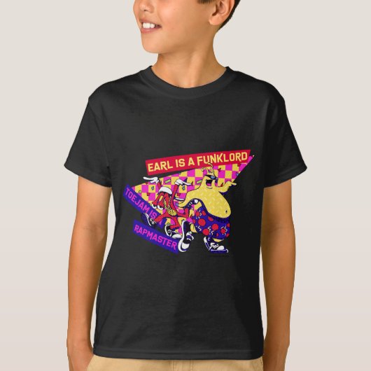 T-shirt Seven Squared Toe Jam and Earl Alien Rappers 1991 (Devant)