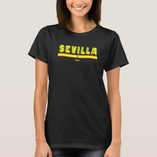 T-shirt Séville Espagne Drapeau Espagnol Espana Souvenir