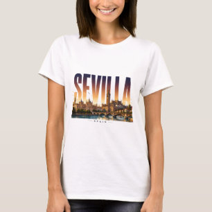 T-shirt Séville Espagne Voyage d'exploration culturelle es