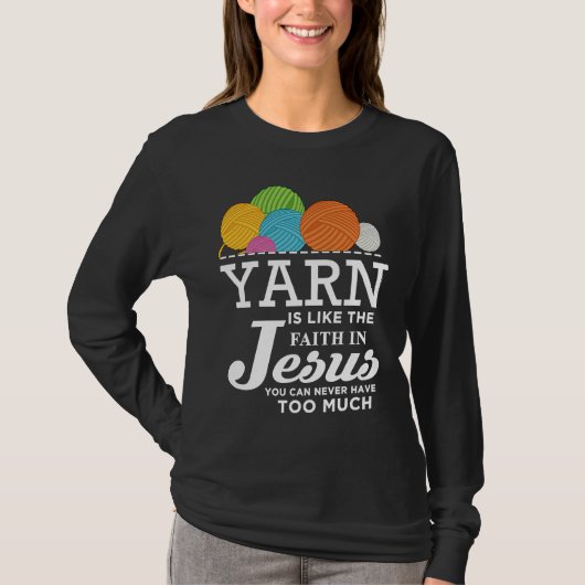 T-shirt Sewing Jesus  Quilting Yarn Needle Christian (Devant)
