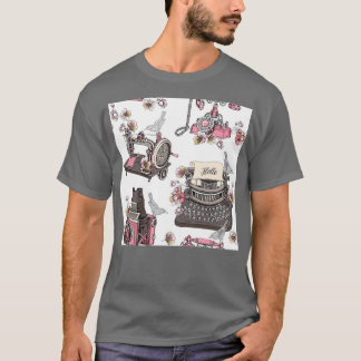 T-shirt Sewing Retro Pattern