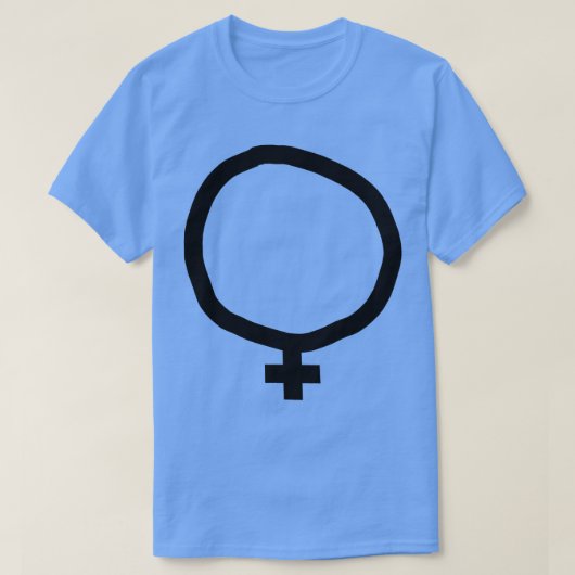 T-shirt Sexe féminin minimal (Design devant)