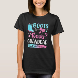 T-shirt Sexe Révéler Bottes Ou Bows Grand-père Corresponda