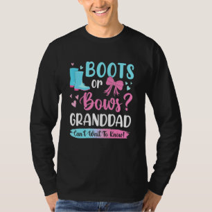 T-shirt Sexe Révéler Bottes Ou Bows Grand-père Corresponda