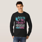T-shirt Sexe Révéler Bottes Ou Vaches Abuelo Correspondant (Devant entier)