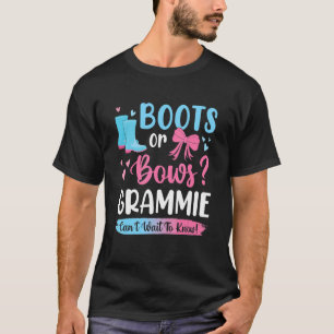 T-shirt Sexe Révéler Bottes Ou Vaches Grammie Correspondan