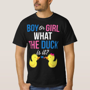 T-shirt Sexe Révéler Garçon Ou Fille Ce Que Le Canard Est