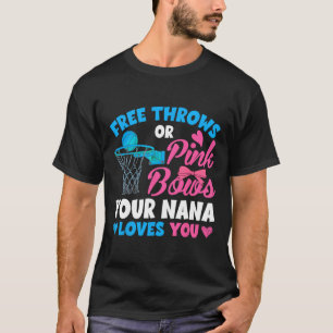 T-shirt Sexe Révéler Libre Jeu Ou Vaches Roses Nana Aime
