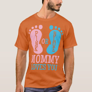 T-shirt Sexe Révéler maman Mère rose ou bleu 1