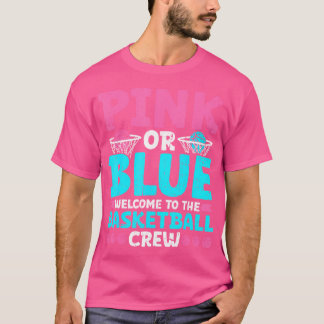 T-shirt Sexe Révéler Rose Ou Bleu Bienvenue Au Basketball