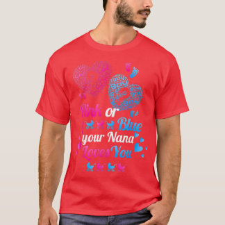 T-shirt Sexe Révéler rose ou bleu Votre Nana vous aime